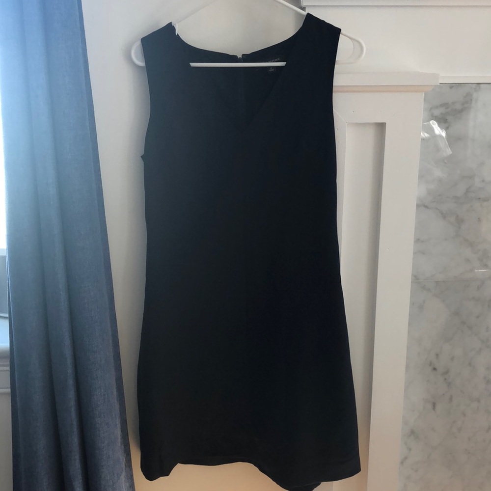 Navy blue banana republic dress